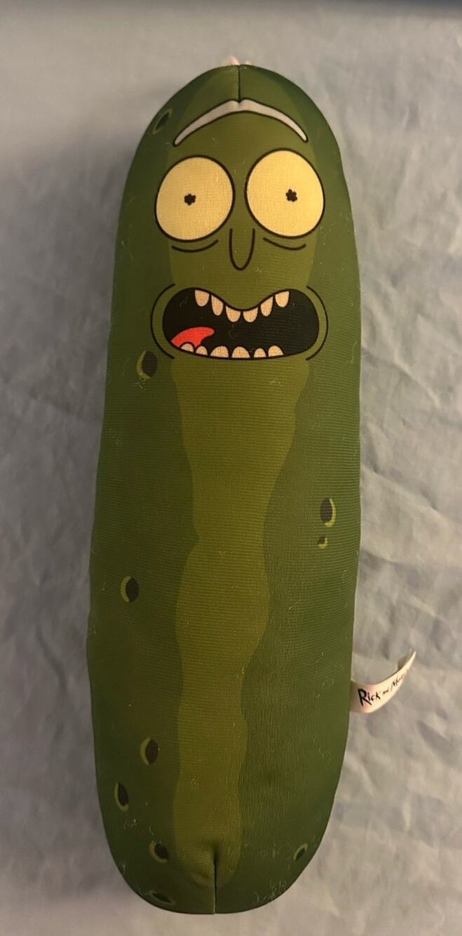 Rick and Morty Pickle Rick 12 Inch Plush Stuffed Toy Licensed Adult Swim
